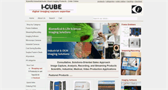 Desktop Screenshot of i-cubeinc.com