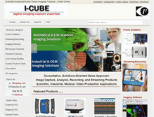 Tablet Screenshot of i-cubeinc.com